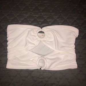 Illa illa white tube top